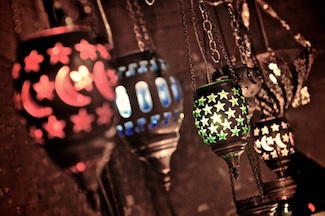 hanging Turkish lamps